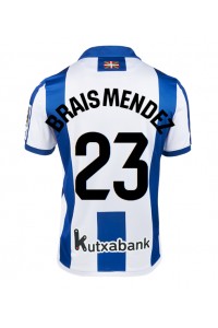 Real Sociedad Brais Mendez #23 Fotballdrakt Hjemme Klær 2024-25 Korte ermer